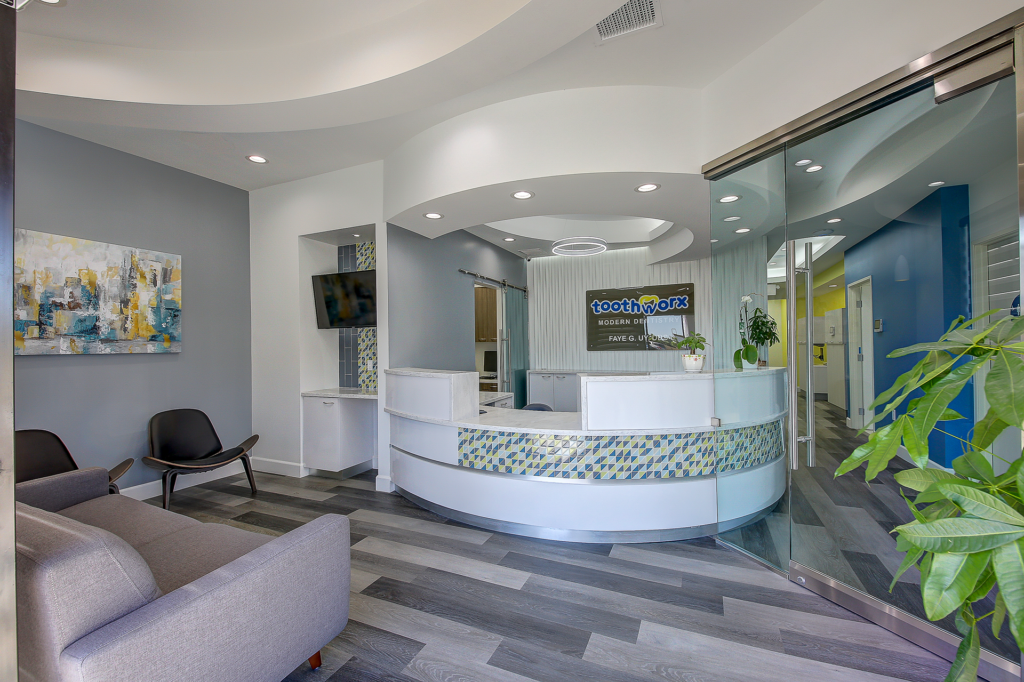 Picture of Toothworx Modern Dentistry Main Reception Desk View