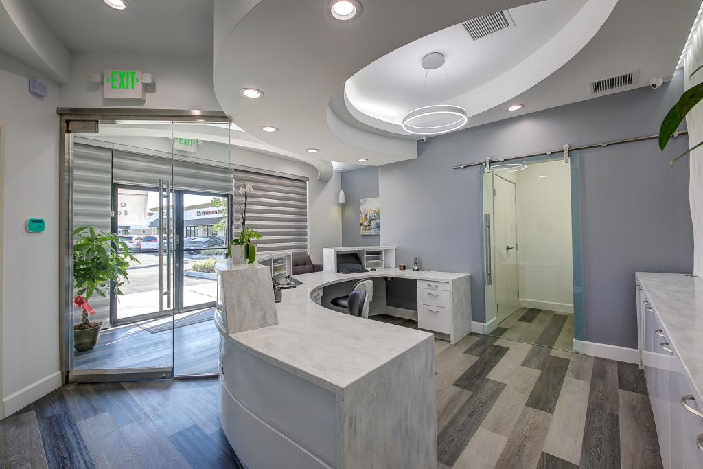 Picture of Toothworx Modern Dentistry Reception Desk Back Office View