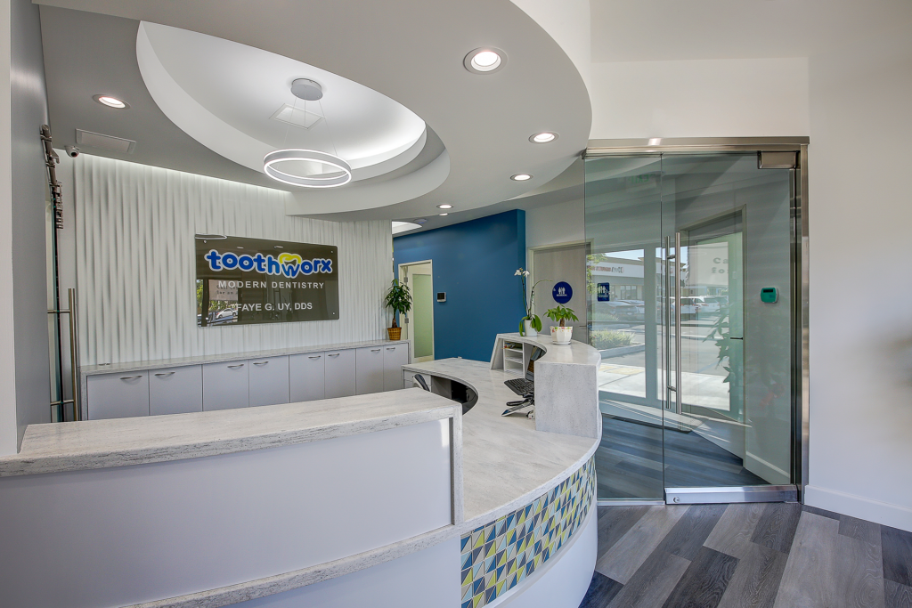 Picture of Toothworx Modern Dentistry Reception Desk View 1